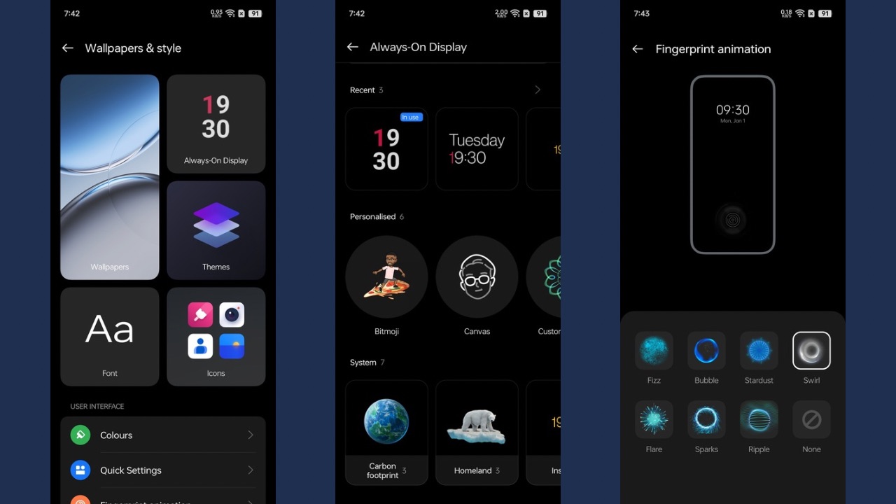 Oneplus nord 4 customisation