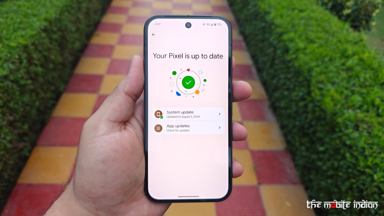 Pixel 9 software update