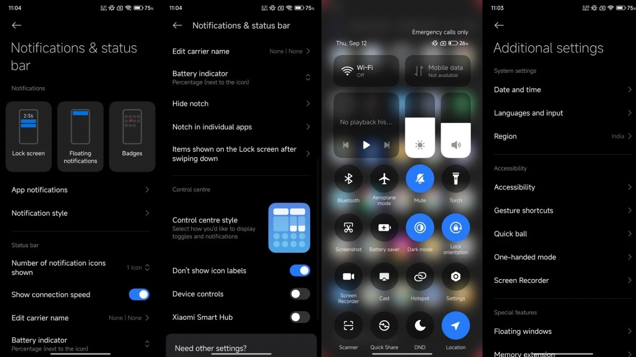 Redmi note 13 Pro 5G user interface