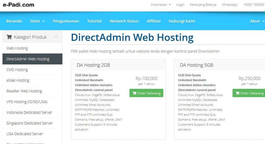 Sewa Hosting Dan Domain Murah