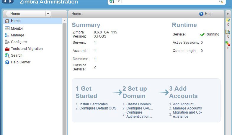 cara install zimbra di server centos