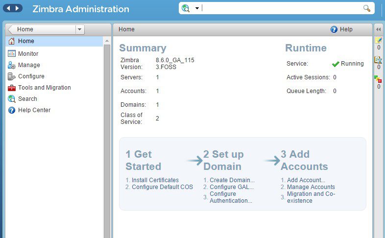 cara install zimbra di server centos