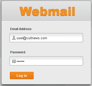 halaman login menggunakan webmail
