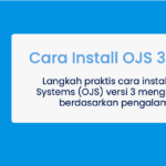 bagaimana cara install OJS 3 di hosting cPanel oleh e-Padi