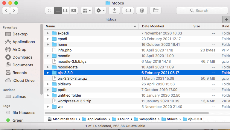 epadi extract file ojs di localhost