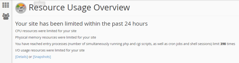 CPU and concurrent Connection usage