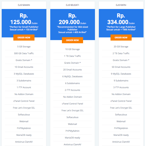 epadi paket hosting ojs open journal systems