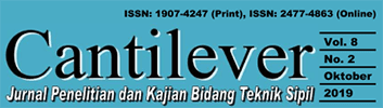 jurnal-cantilever Cantilever: Jurnal Penelitian dan Kajian Bidang Teknik Sipil