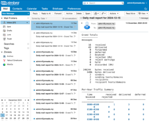 zimbra-hosting-user-interface-epadi Zimbra mail hosting server - user interface - epadi